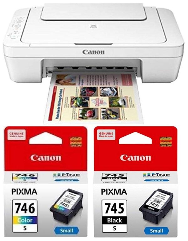 Canon MG3077S All-in-One Inkjet Colour Printer with PG745S and CL746S Ink Cartridge