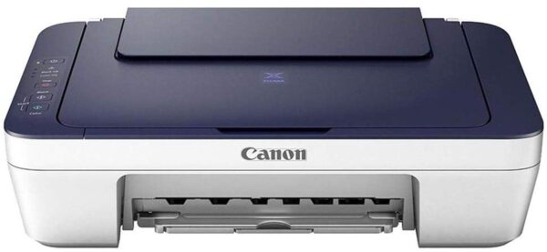 Canon PIXMA E477 All-in-One Wireless Ink Efficient Colour Printer White-Blue