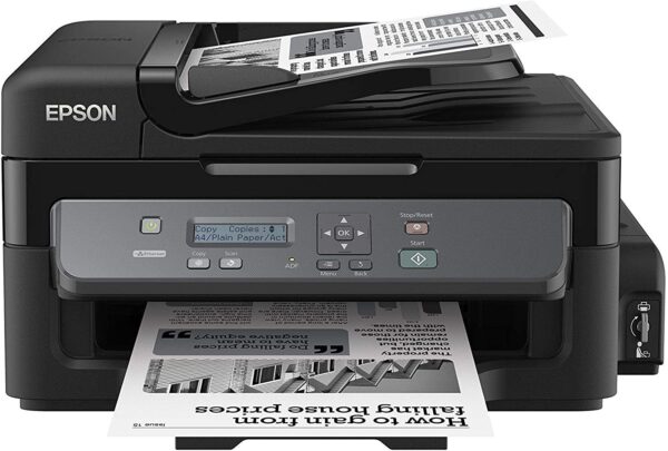 Epson M200 Multi Function Printer (Black, Ink Bottle)