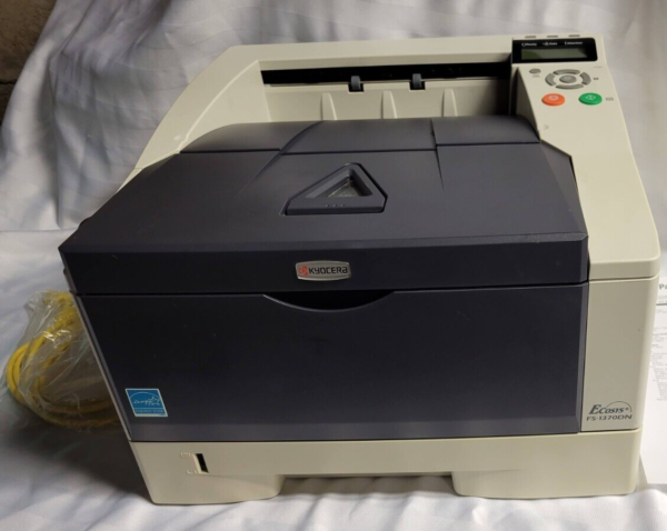 Kyocera Mita Ecosys FS-1370DN Workgroup Laser Printer + Cable