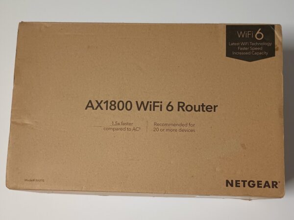 NETGEAR 4-Stream Wifi 6 Router (RAX15) - AX1800 Wireless Speed (Up to 1.8Gbps)